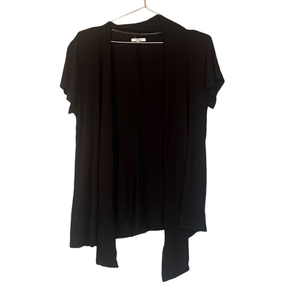 Maurices lightweight short sleeved black cardigan an size medium